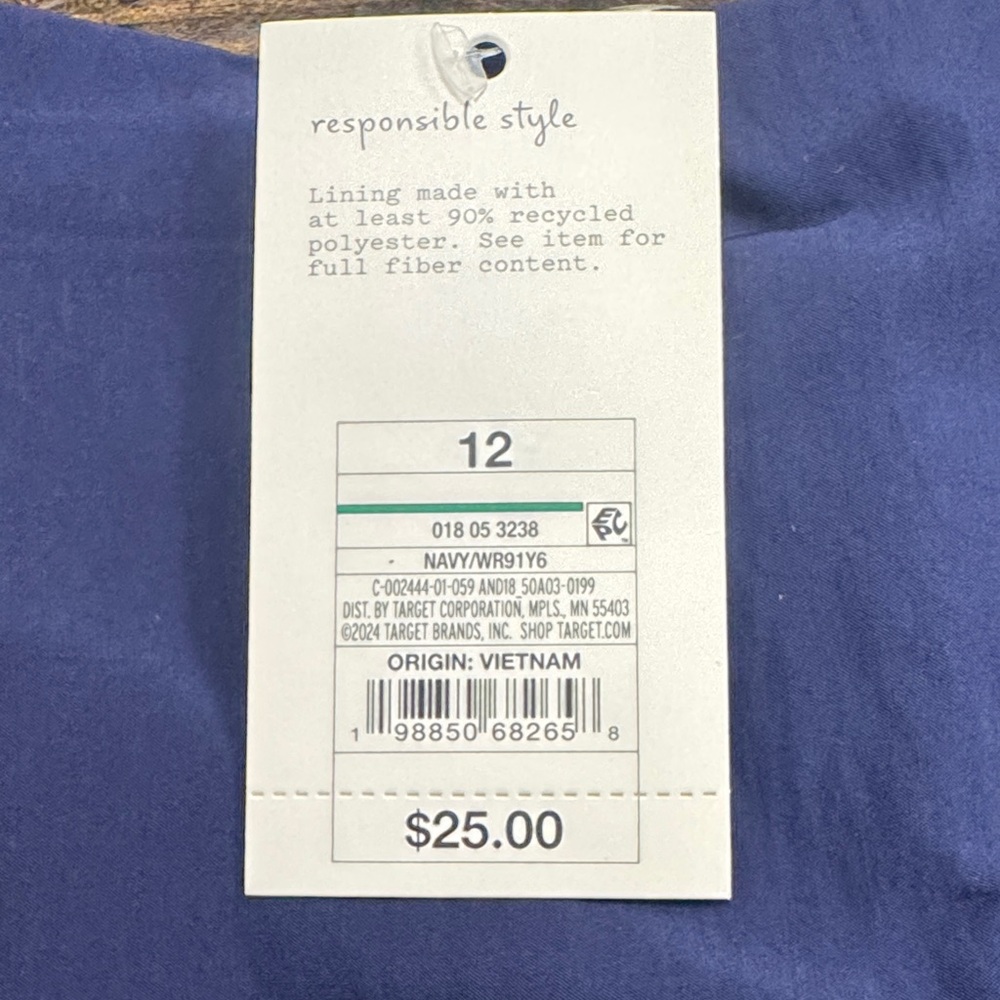 a new day Blue Bubble Hem Mini Skirt size 12 - Picture 2 of 3